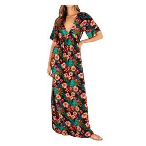 Hurley Fiji Fantasy Maxi Dress EUC Small